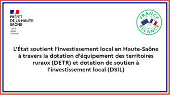 L’État soutient l’investissement local en Haute-Saône